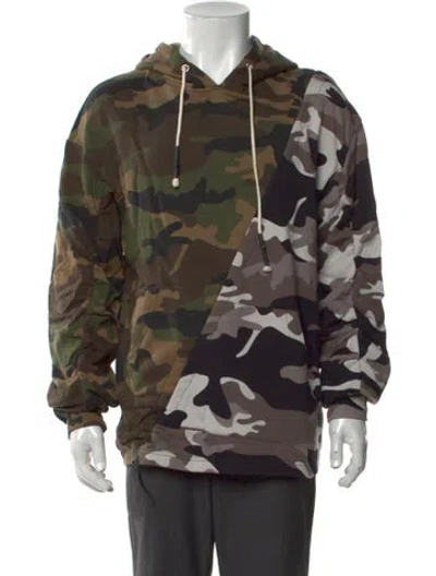 Pre-owned Mostly Heard Rarely Seen Camouflage Print Crew Neck Hoodie W/ Tags In Multicolor