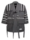Mostly Heard Rarely Seen Cargo Wool Jacket In 灰色