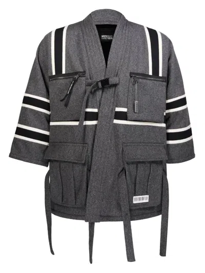 Mostly Heard Rarely Seen Cargo Wool Jacket In 灰色