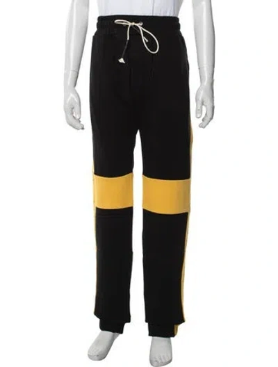 Pre-owned Mostly Heard Rarely Seen Colorblock Pattern Joggers W/ Tags In Black