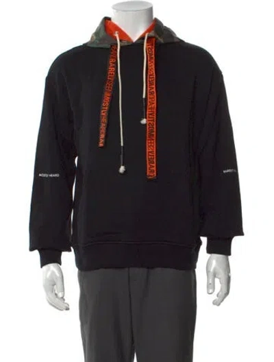 Pre-owned Mostly Heard Rarely Seen Crew Neck Long Sleeve Hoodie W/ Tags In Black