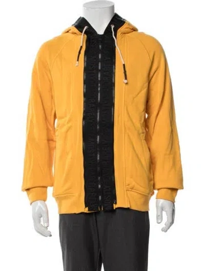 Pre-owned Mostly Heard Rarely Seen Crew Neck Long Sleeve Hoodie W/ Tags In Yellow