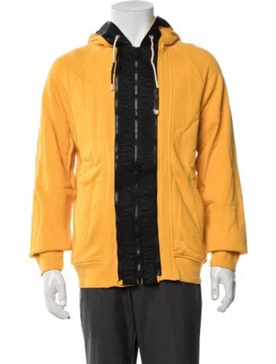 Pre-owned Mostly Heard Rarely Seen Crew Neck Long Sleeve Hoodie W/ Tags In Yellow
