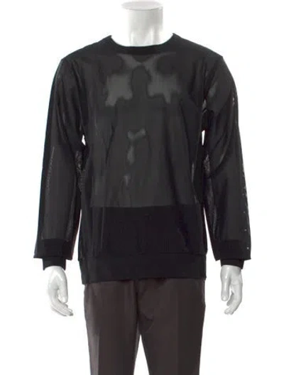 Pre-owned Mostly Heard Rarely Seen Crew Neck Long Sleeve Pullover In Black