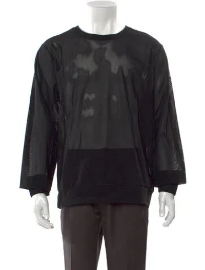 Pre-owned Mostly Heard Rarely Seen Crew Neck Long Sleeve Pullover In Black