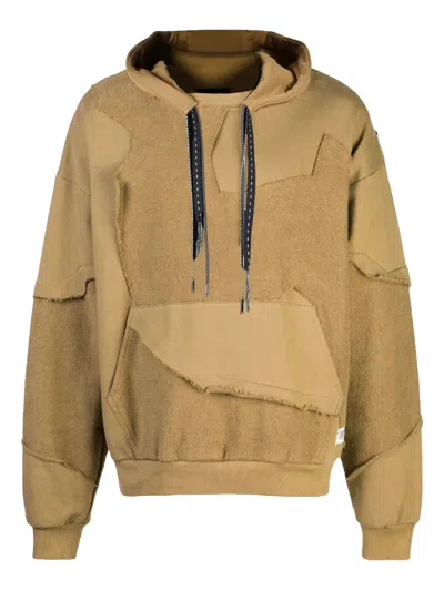 Mostly Heard Rarely Seen Cut Me Up Hoodie In Brown
