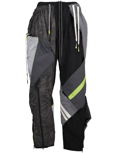 Mostly Heard Rarely Seen Deconstructed Cargo Joggers In Black
