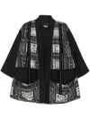 Mostly Heard Rarely Seen Fisherman Kimono Jacket In Black