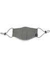 Mostly Heard Rarely Seen Gingham Print Face Mask In Black