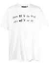 Mostly Heard Rarely Seen Graphic-print Cotton T-shirt In Weiss