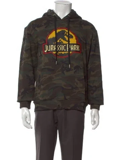 Pre-owned Mostly Heard Rarely Seen Graphic Print Crew Neck Hoodie W/ Tags In Multi