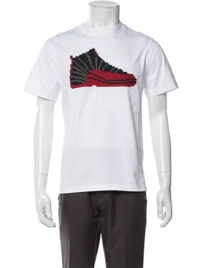 Pre-owned Mostly Heard Rarely Seen Graphic Print Crew Neck Sweatshirt W/ Tags In White