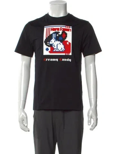 Pre-owned Mostly Heard Rarely Seen Graphic Print Crew Neck T-shirt W/ Tags In Black