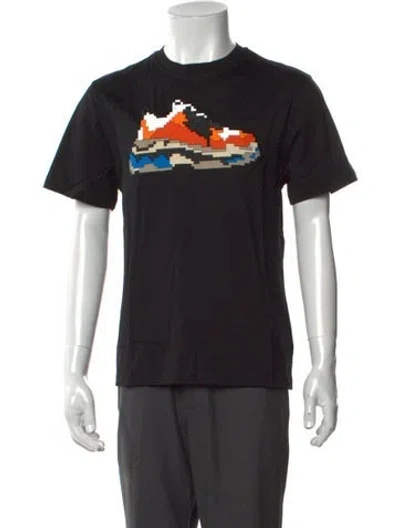 Pre-owned Mostly Heard Rarely Seen Graphic Print Crew Neck T-shirt W/ Tags In Black