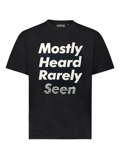 Mostly Heard Rarely Seen Graphic-print T-shirt In Black