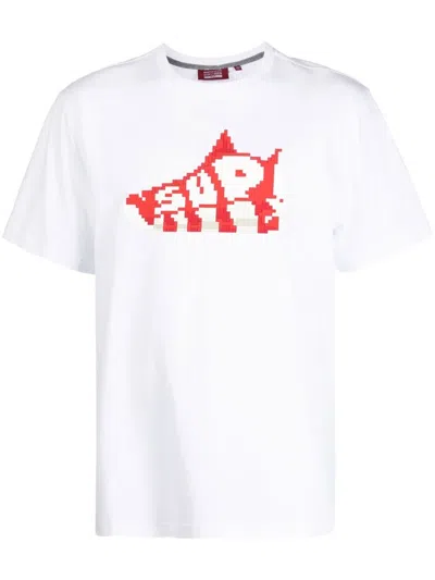 Mostly Heard Rarely Seen Hype Air T-shirt In Weiss