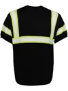 Mostly Heard Rarely Seen Knitted Striped Cotton Top In Black