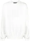 Mostly Heard Rarely Seen Logo-embroidered Panelled Sweatshirt In White