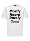 Mostly Heard Rarely Seen Logo-print Cotton T-shirt In White