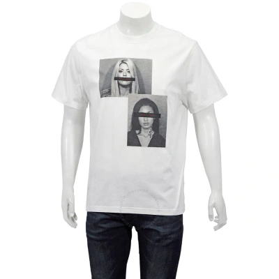 Mostly Heard Rarely Seen Men's Mug Shot T-shirt In Off-white In Off White