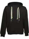 Mostly Heard Rarely Seen Panelled Cotton Hoodie In 绿色