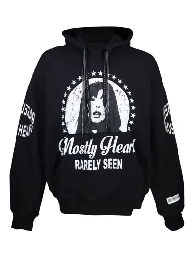 Mostly Heard Rarely Seen Paramount Graphic-print Hoodie In Black