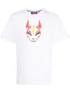 Mostly Heard Rarely Seen Slogan-print Cotton T-shirt In White