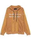 Mostly Heard Rarely Seen Spliced Luxury Mock Hoodie In Brown