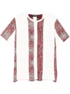 Mostly Heard Rarely Seen Spliced Paisley T-shirt In White