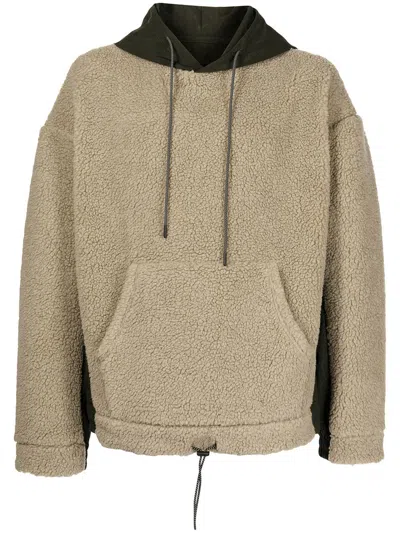 Mostly Heard Rarely Seen Teddy-fleece Hoodie In Grün