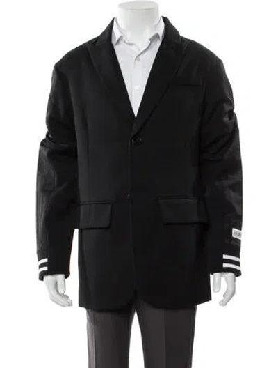 Pre-owned Mostly Heard Rarely Seen Wool Blazer W/ Tags In Black