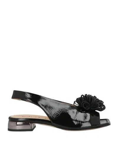Mot-clè Woman Sandals Black Size 6 Leather