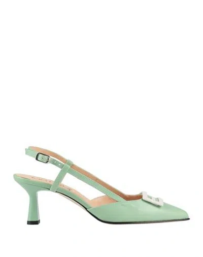 Mot-clè Woman Pumps Light Green Size 8 Leather