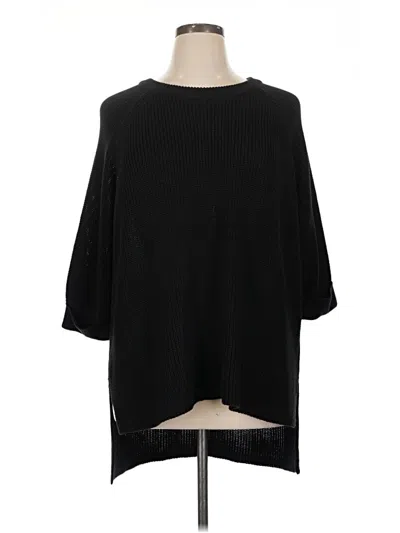 Pre-owned Mote Poncho In Black