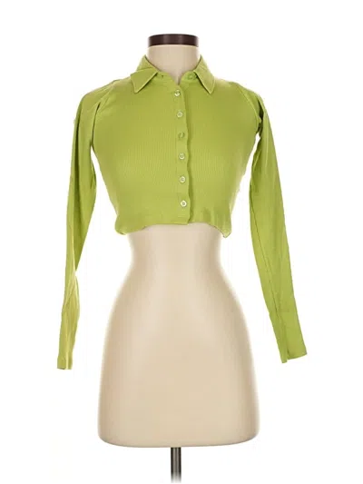 Pre-owned Motel 3/4 Sleeve Blouse In Green