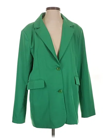 Pre-owned Motel Blazer Jacket In Green