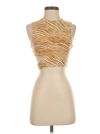 Pre-owned Motel Bodysuit In Gold