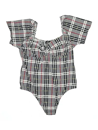 Pre-owned Motel Bodysuit In Gray