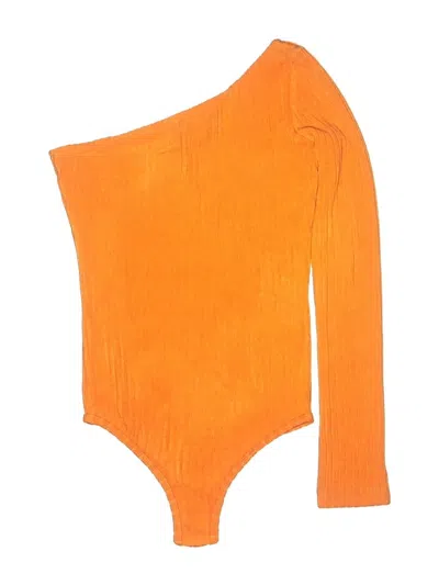 Motel Bodysuit In Orange