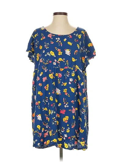 Pre-owned Motel Casual Dress In Blue