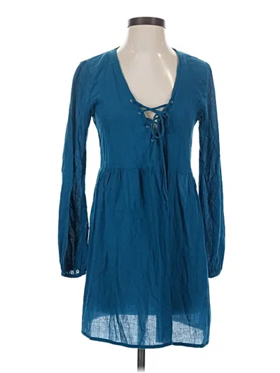 Pre-owned Motel Casual Dress In Blue