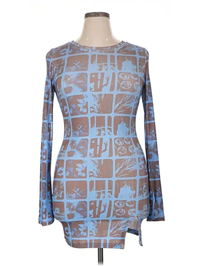 Pre-owned Motel Casual Dress In Blue