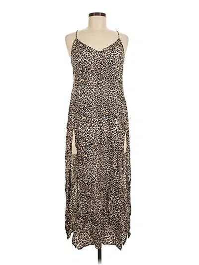 Pre-owned Motel Casual Dress In Brown