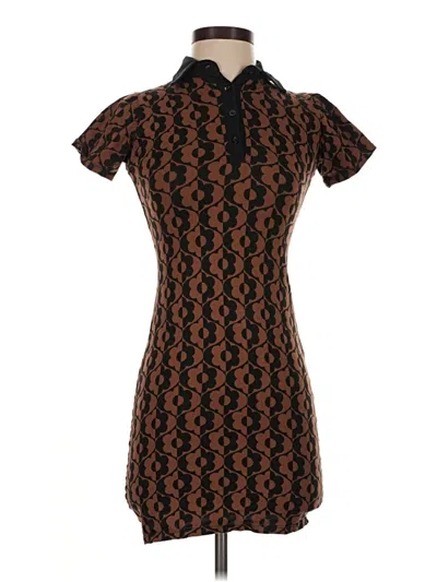 Pre-owned Motel Casual Dress In Brown