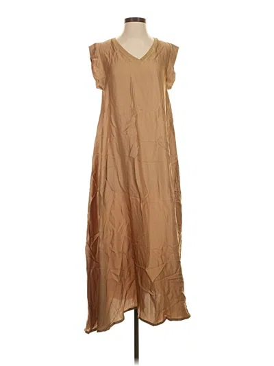 Pre-owned Motel Casual Dress In Tan