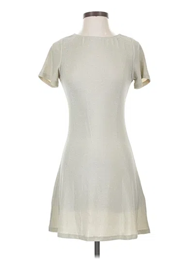 Pre-owned Motel Casual Dress In White