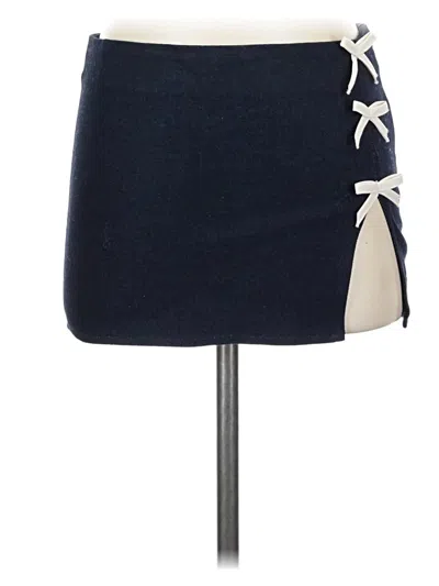 Pre-owned Motel Casual Skirt In Blue