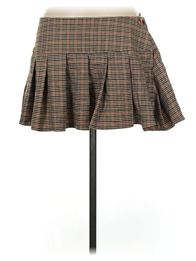 Pre-owned Motel Casual Skirt In Brown