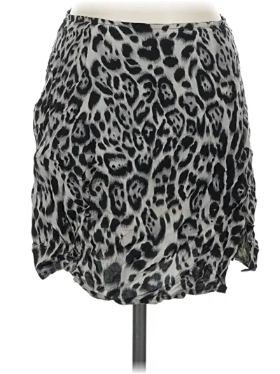 Pre-owned Motel Casual Skirt In Gray