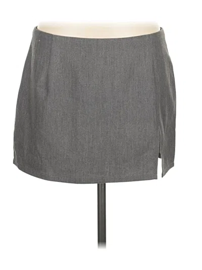 Pre-owned Motel Casual Skirt In Gray